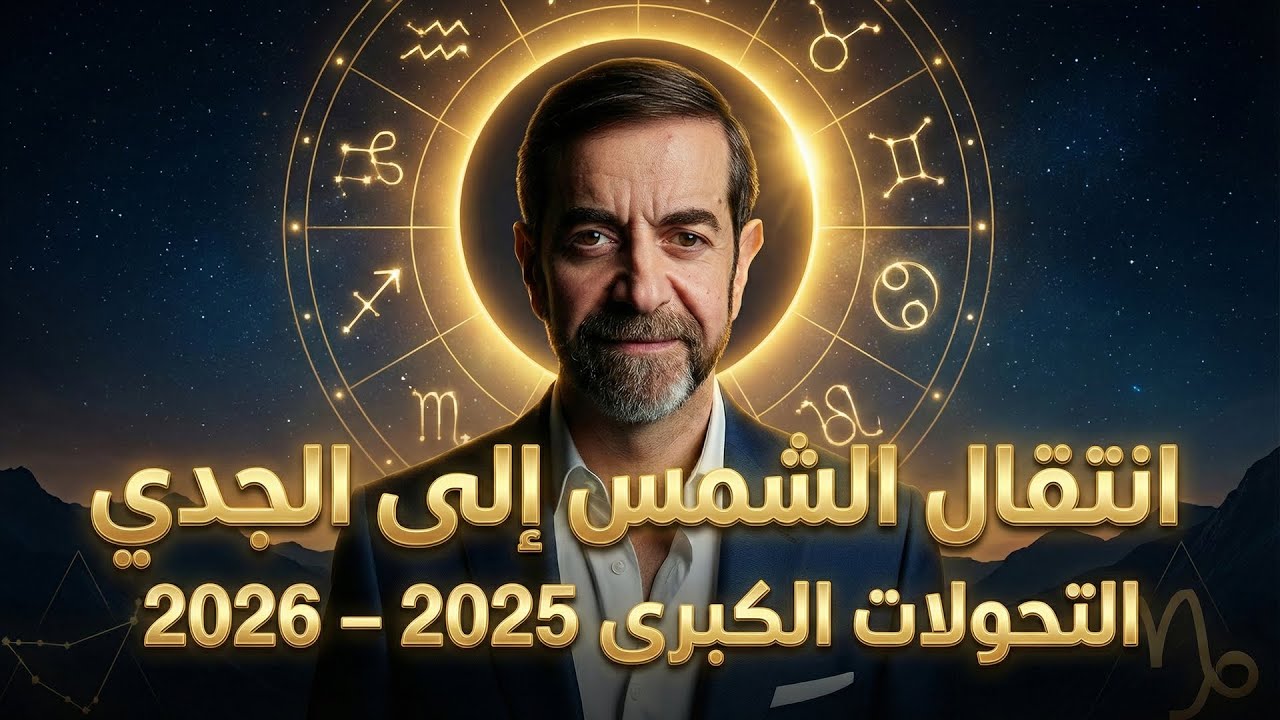 انتقال الشمس إلى الجدي من 2025 حتى 2026… مرحلة البناء الحقيقي! ماذا ينتظرك؟ سعيد مناع