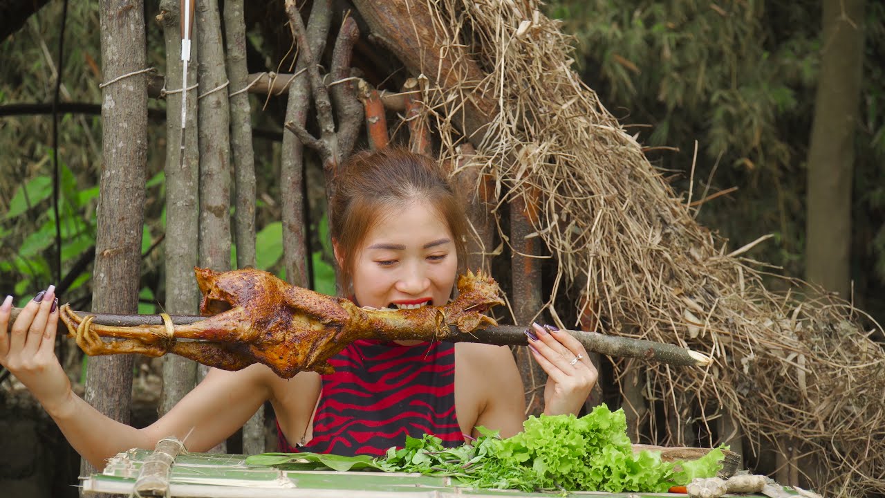 Julia Camping Food || A Day Go Fishing And Cook Delicious Food With Julia