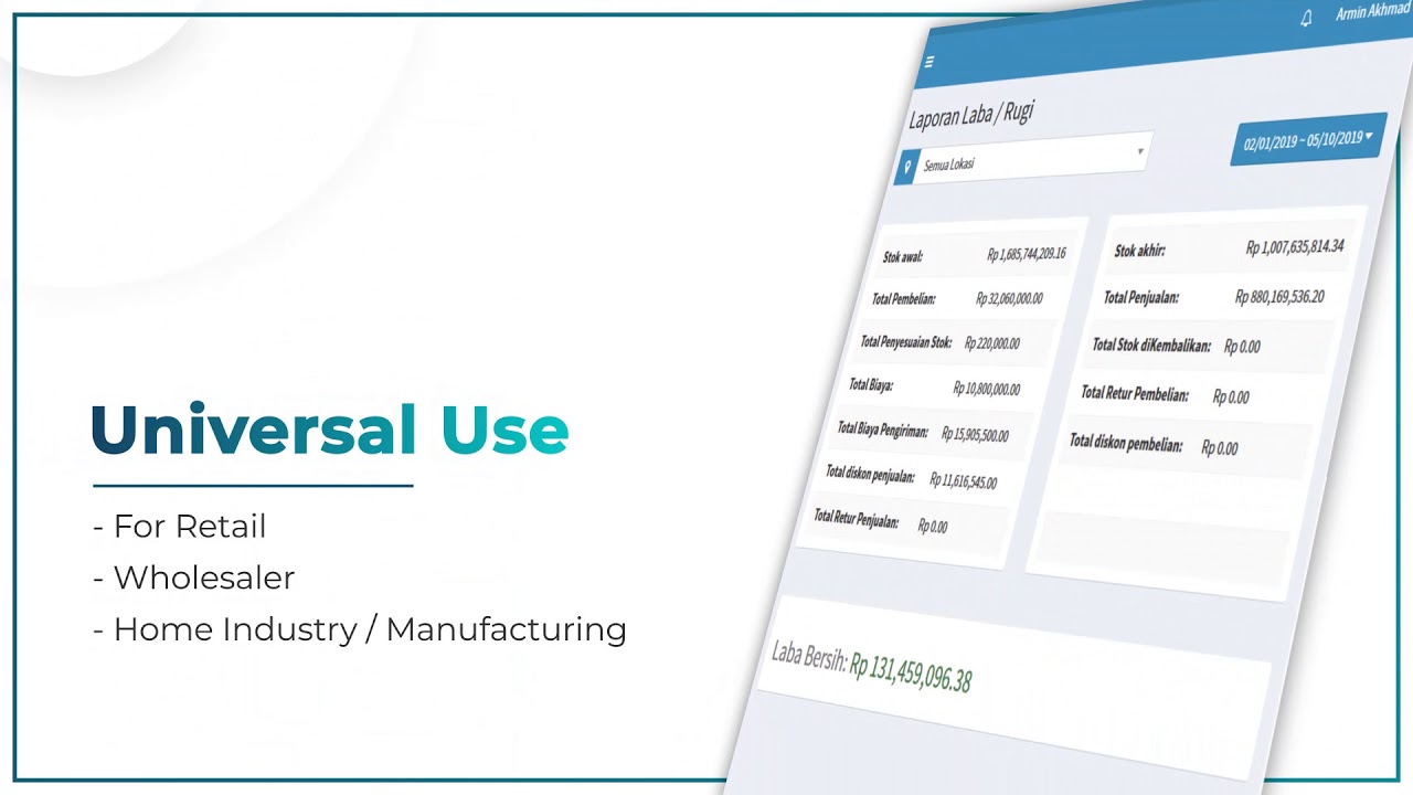 Software ERP Accounting Inventory Penjualan POS Creativauz