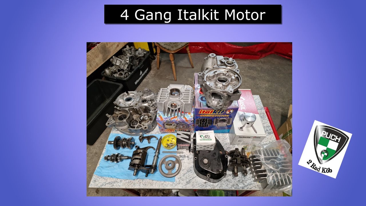 Italkit 4 Gang Motor vorbereitung