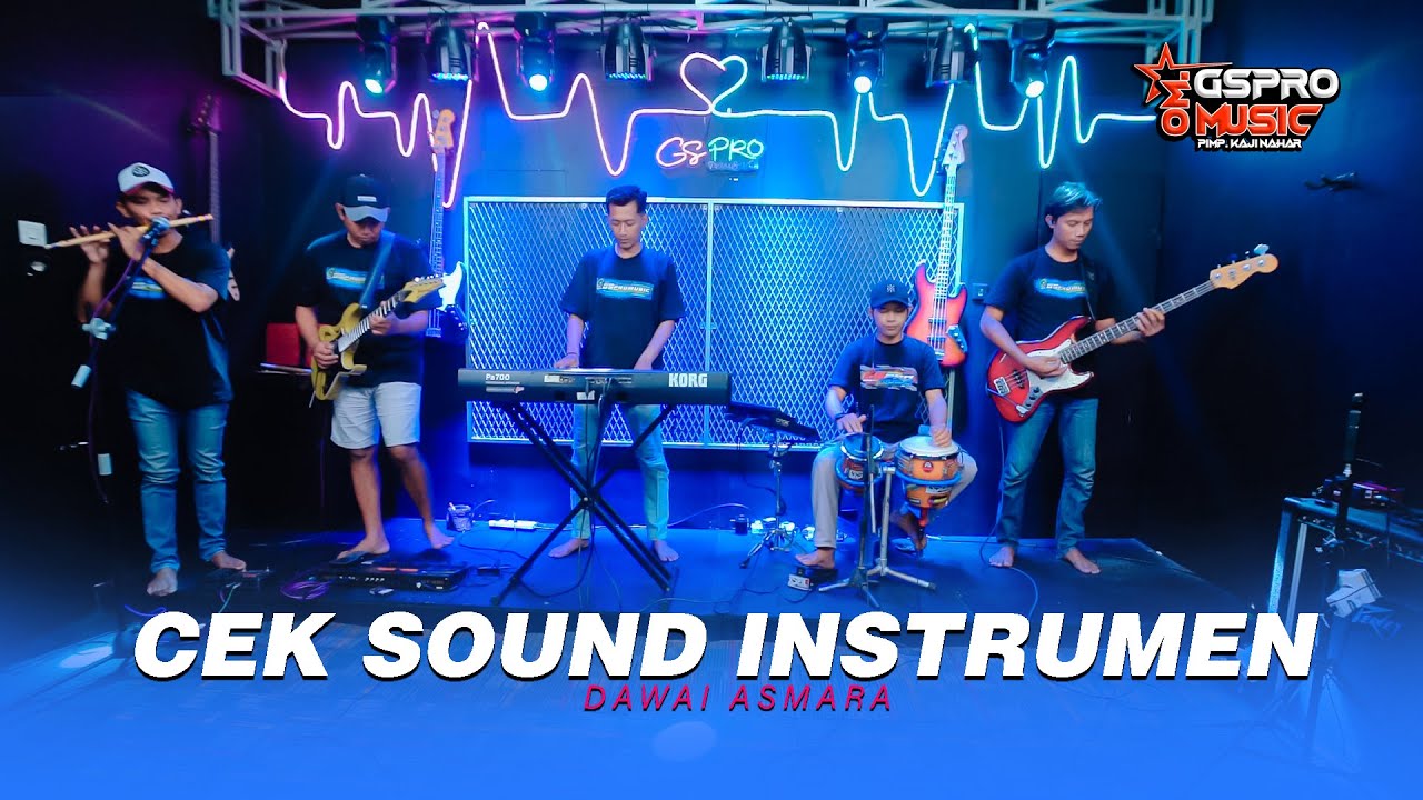 CEK SOUND INSTRUMEN DAWAI ASMARA OM  GSPRO MUSIC