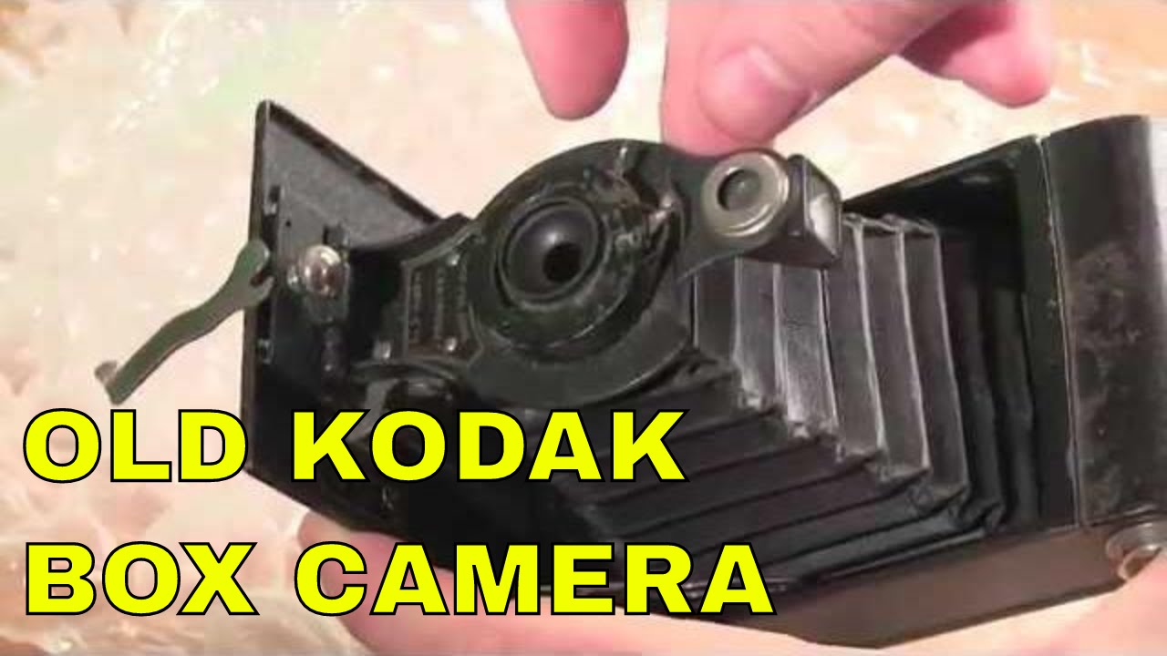 antique kodak box camera unboxing: 1910