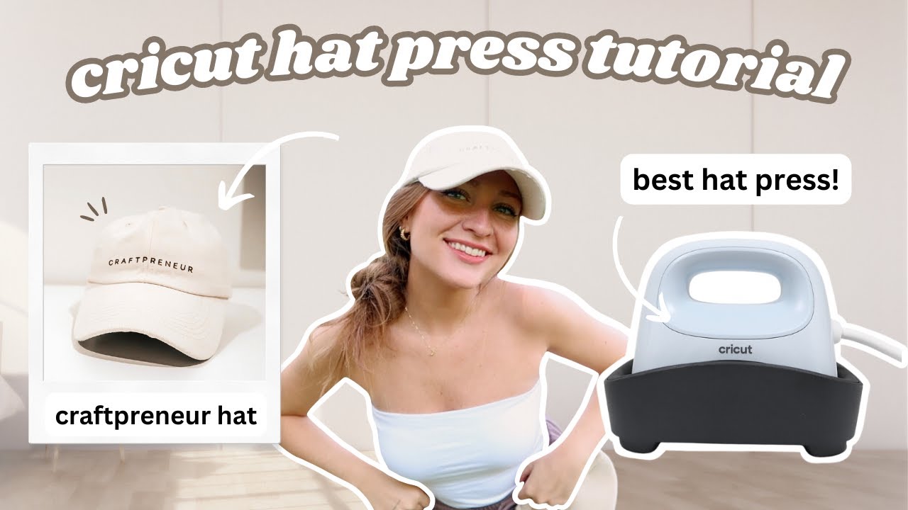 Распаковка пресса для шляп Cricut 🧢 | 2 проекта пресса для шляп Cricut, которые легко сделать!