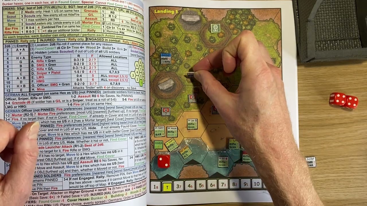 Rifle Squad: US at Omaha Beach - Instructional Playthrough Part 2
