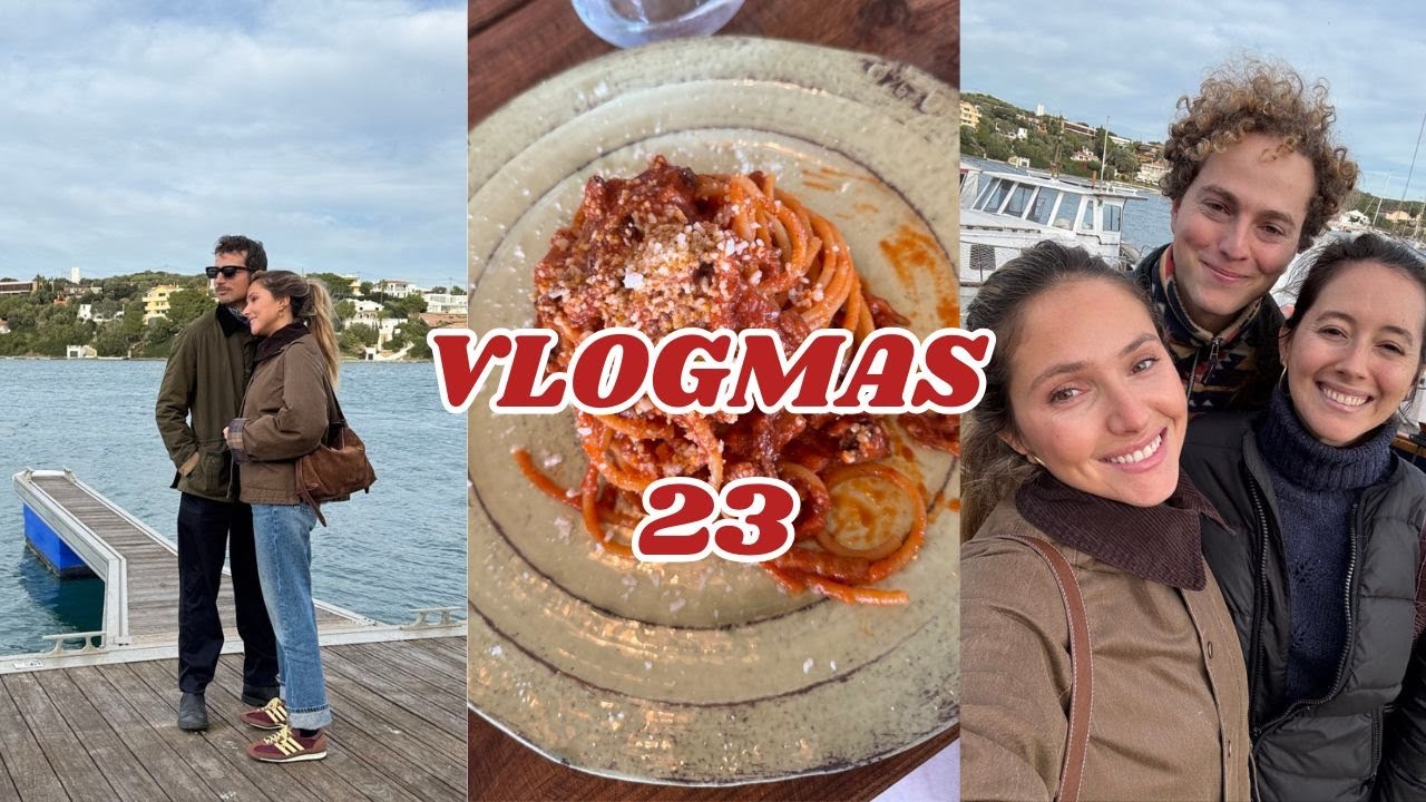 VLOGMAS 23 - Nos vamos a Menorca a pasar la Navidad 🎄toda la isla para nosotros ☘️!