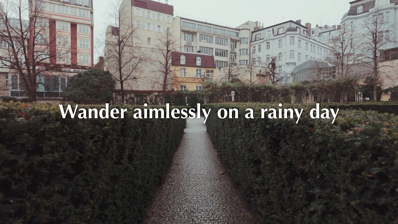 A rainy stroll in Prague