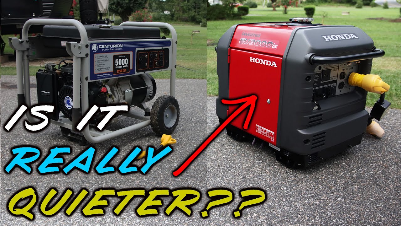Honda eu3000is Noise Level Comparison