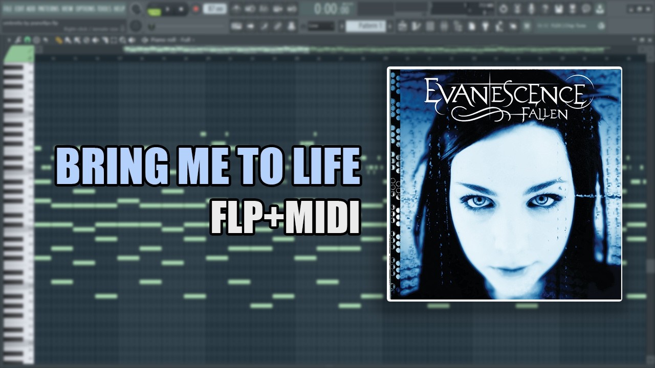 Evanescence - Bring Me To Life (MIDI + FLP) (FL Studio Piano Tutorial / Cover)