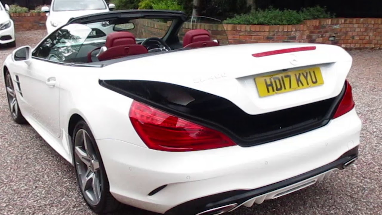 Mercedes SL 400 white