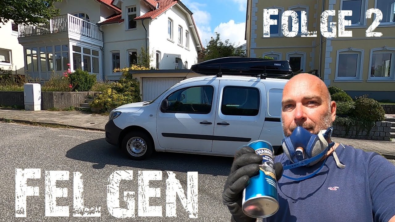 Actionmobil - Folge 2 - Felgen lackieren mit Hammerite 🛠️ Mini-Camper-Ausbau...kein Dacia Dokker...😆