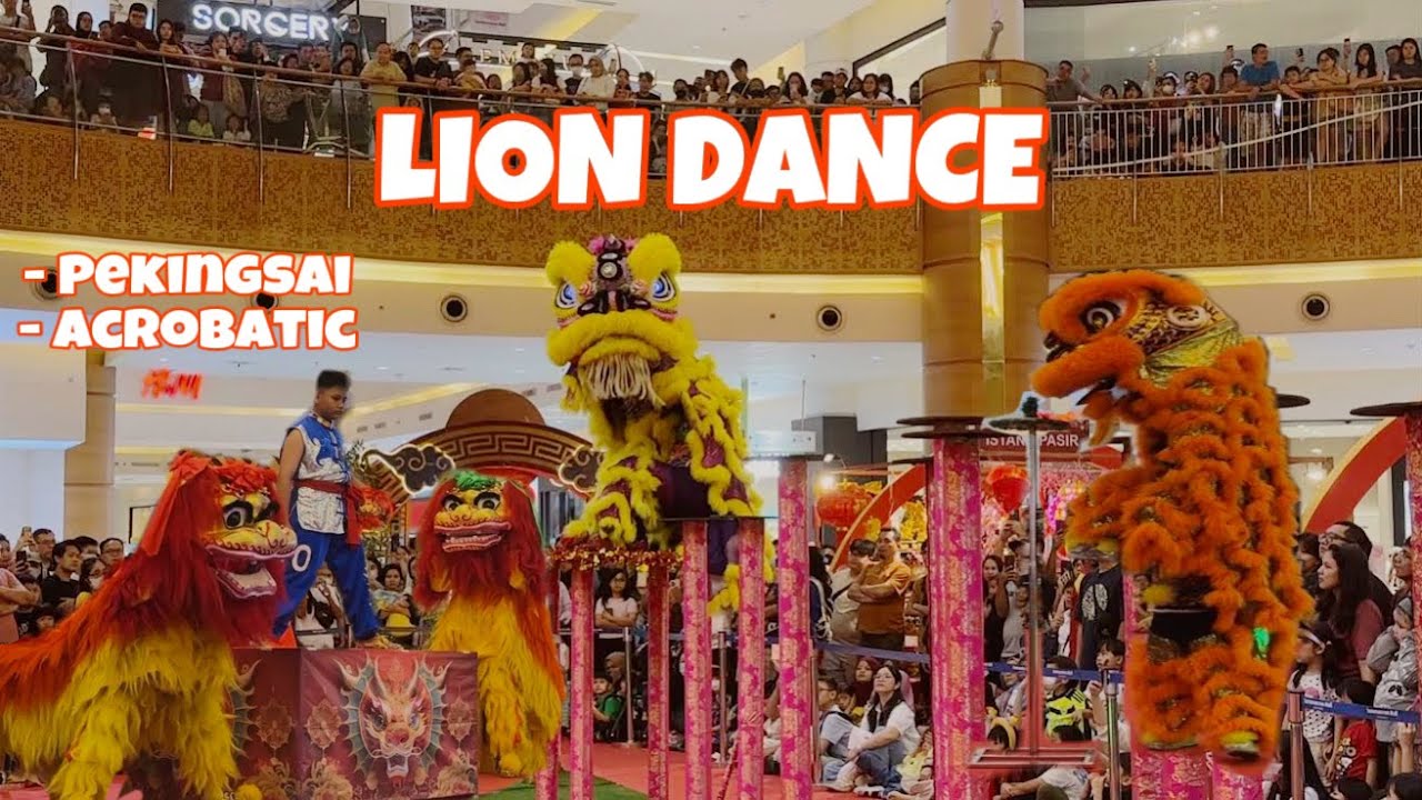 LION DANCE SUMMARECON MALL | PEKINGSAI - ACROBATIC - DRAGON | FULL SHOW