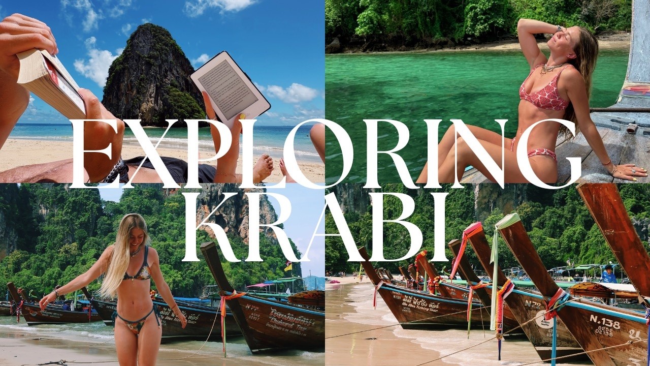 What to do in Krabi, Thailand! Visiting elephants, rock climbing & our favorite beaches :)