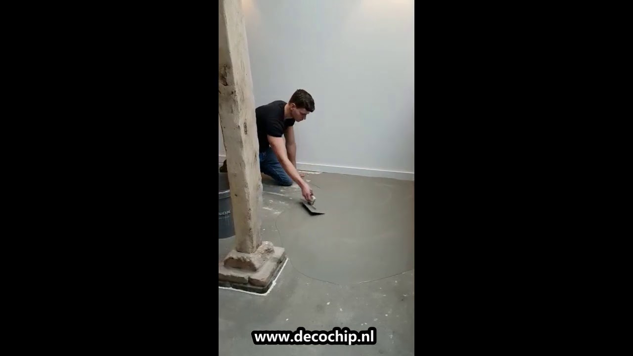 Betonlook vloer - Doe het zelf - Betonlook egaline aanbrengen - Decochip