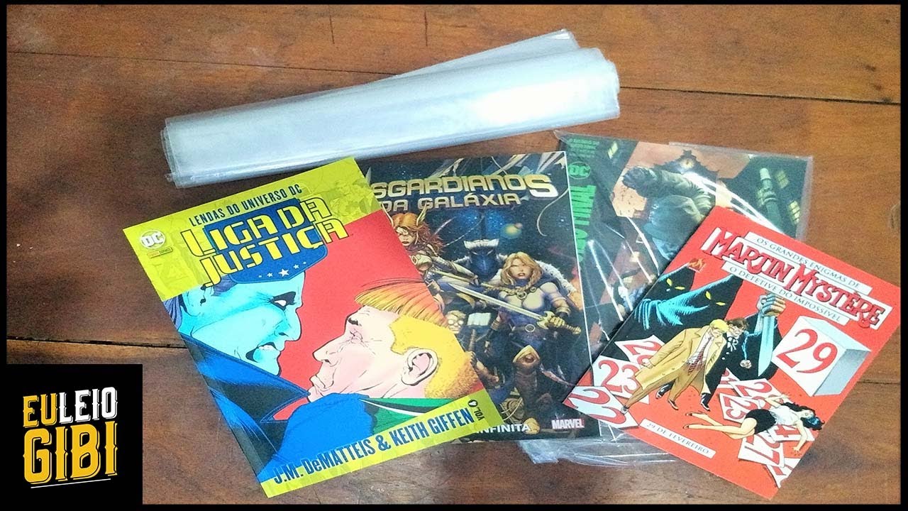 O uso de sacos plásticos para guardar a coleção