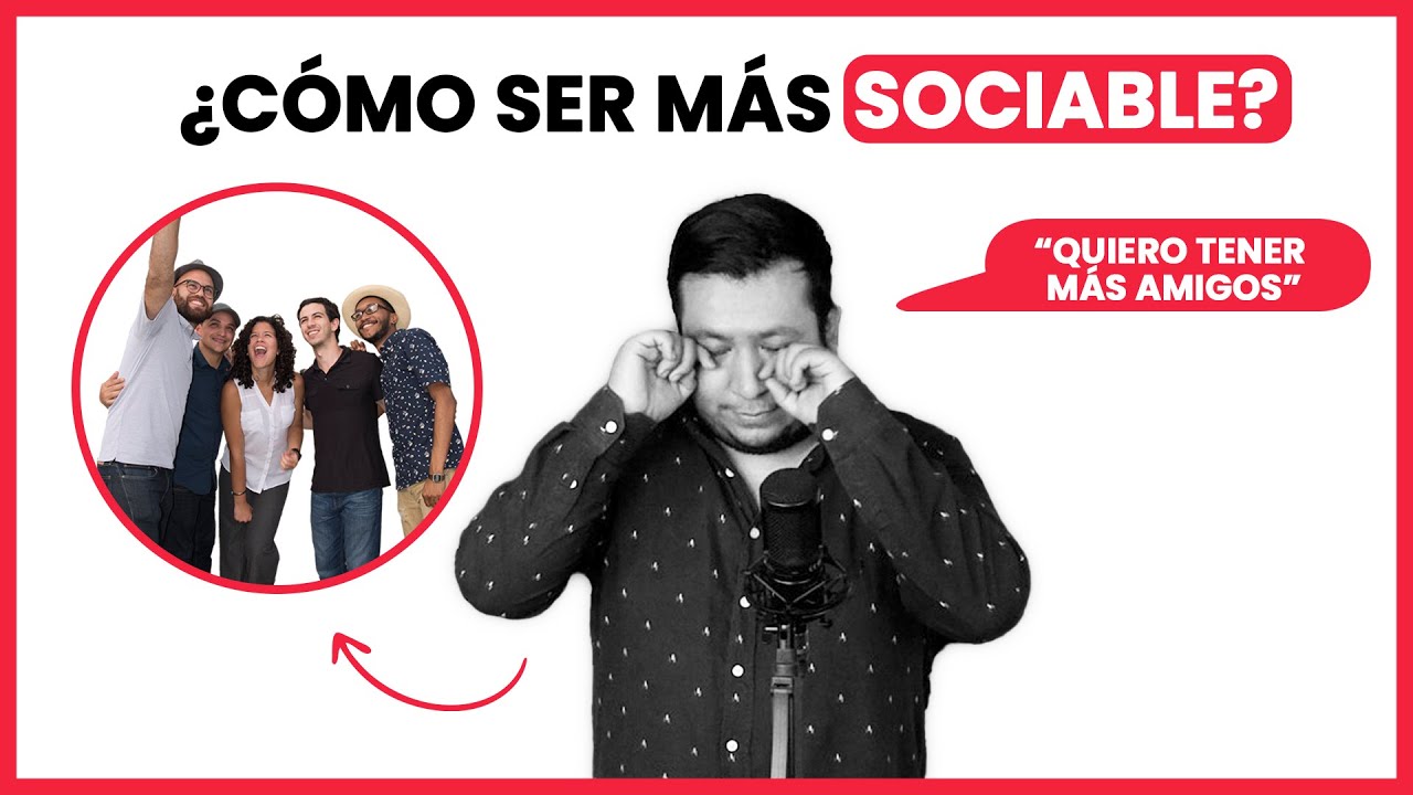 ✅ Como ser SOCIABLE y SUPERAR LA TIMIDEZ - Aprende a socializar con las personas 💪