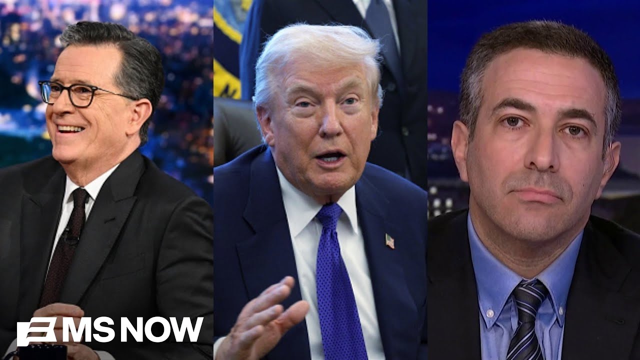 Colbert EXPOSES Trump plot to censor Dem candidate: Ari Melber on free speech debacle