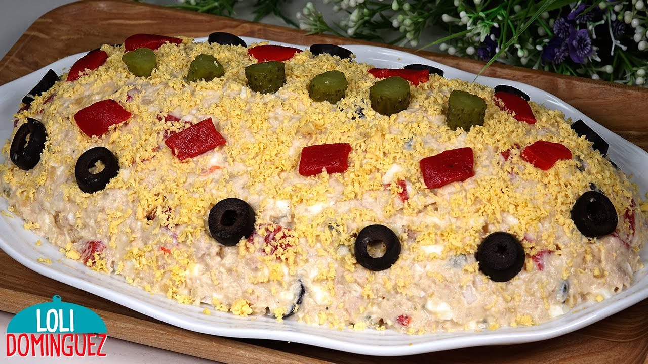 ENSALADILLA TURCA FÁCIL Y RÁPIDA. Ligera y sabrosa hace de esta ensaladilla sea una opción estupenda
