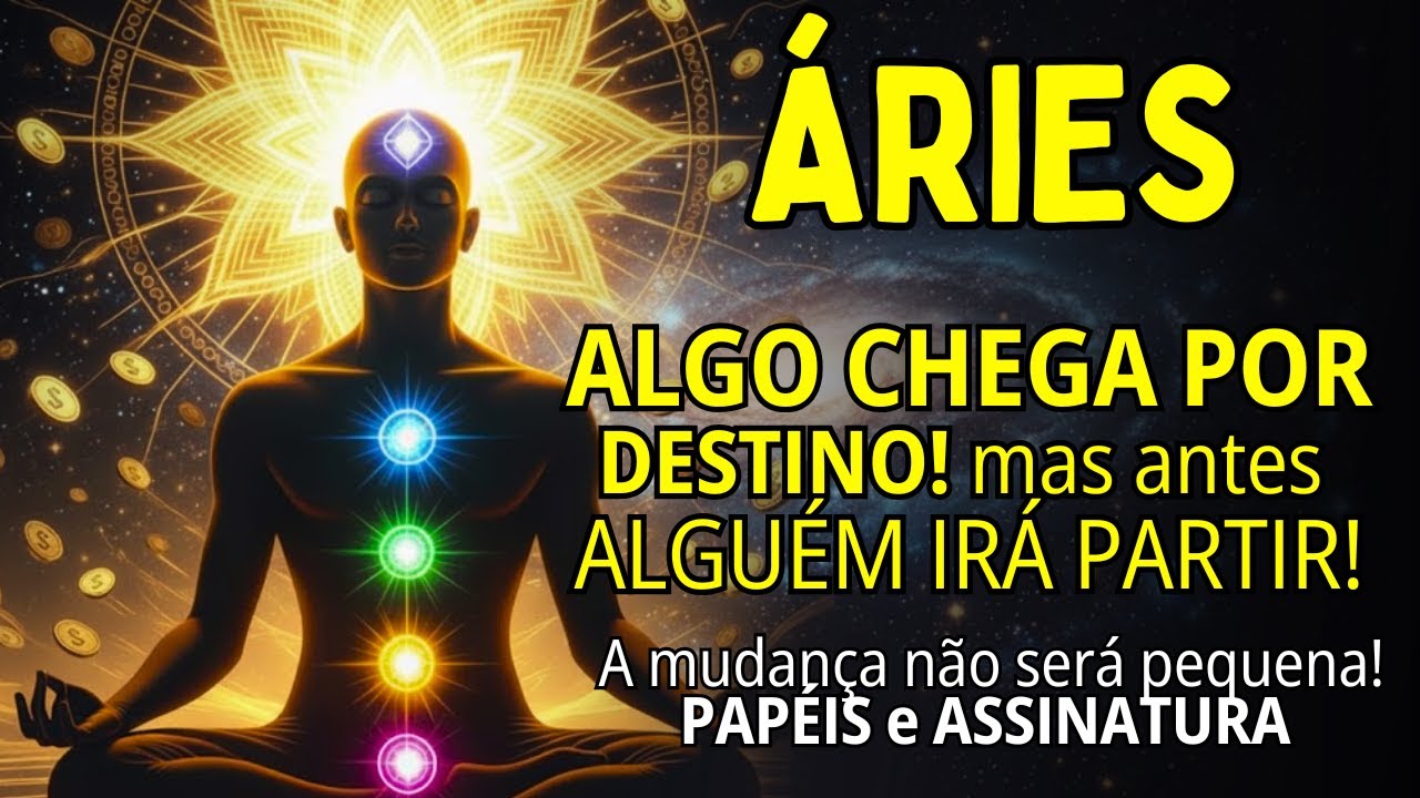 ÁRIES ♈ ALGO CHEGA POR DESTINO! MAS ANTES ALGUÉM IRÁ PARTIR😱💔 MUITA COISA ESTÁ MUDANDO POR UM MOTIVO