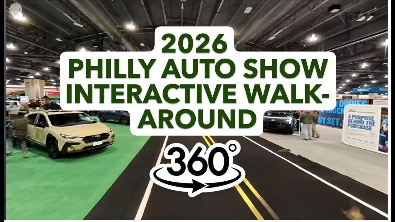 2026 Philadelphia Auto Show Fly-Through Walk-Around Interactive 360
