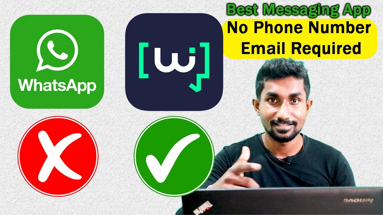 Best Decentralized Chat App no phone number or email required WireMin