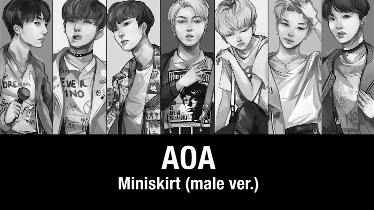 【AOA】Miniskirt (male version)