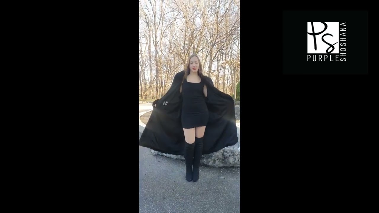 "Midnight Liberté" – Dark Ranch Full Length Elegant Black Mink