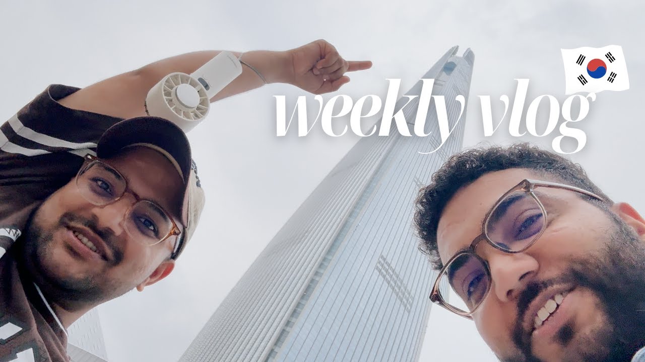 A Day Out at the Lotte World Mall in Korea 🇰🇷 | Weekly Vlog | Indian In Korea