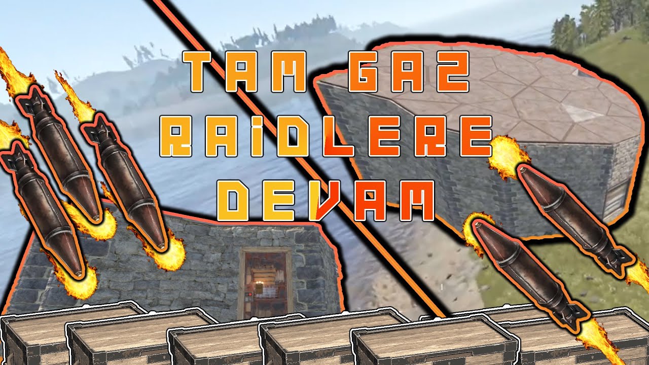 Rust 10x WİPE FULL RAİD ATTIK T&Uuml;RK&Ccedil;E B&Ouml;L&Uuml;M 4 #rust #rustpvp #rustraid
