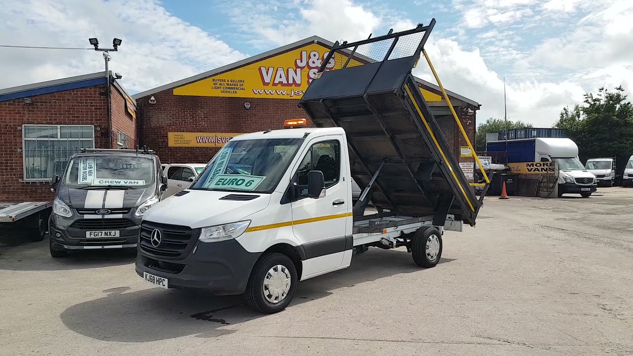 MERCEDES BENZ SPRINTER TIPPER LATEST SHAPE 314CDI 2019 68 REG MLG 32,000 MLS 0161 432 3679 SK56PH