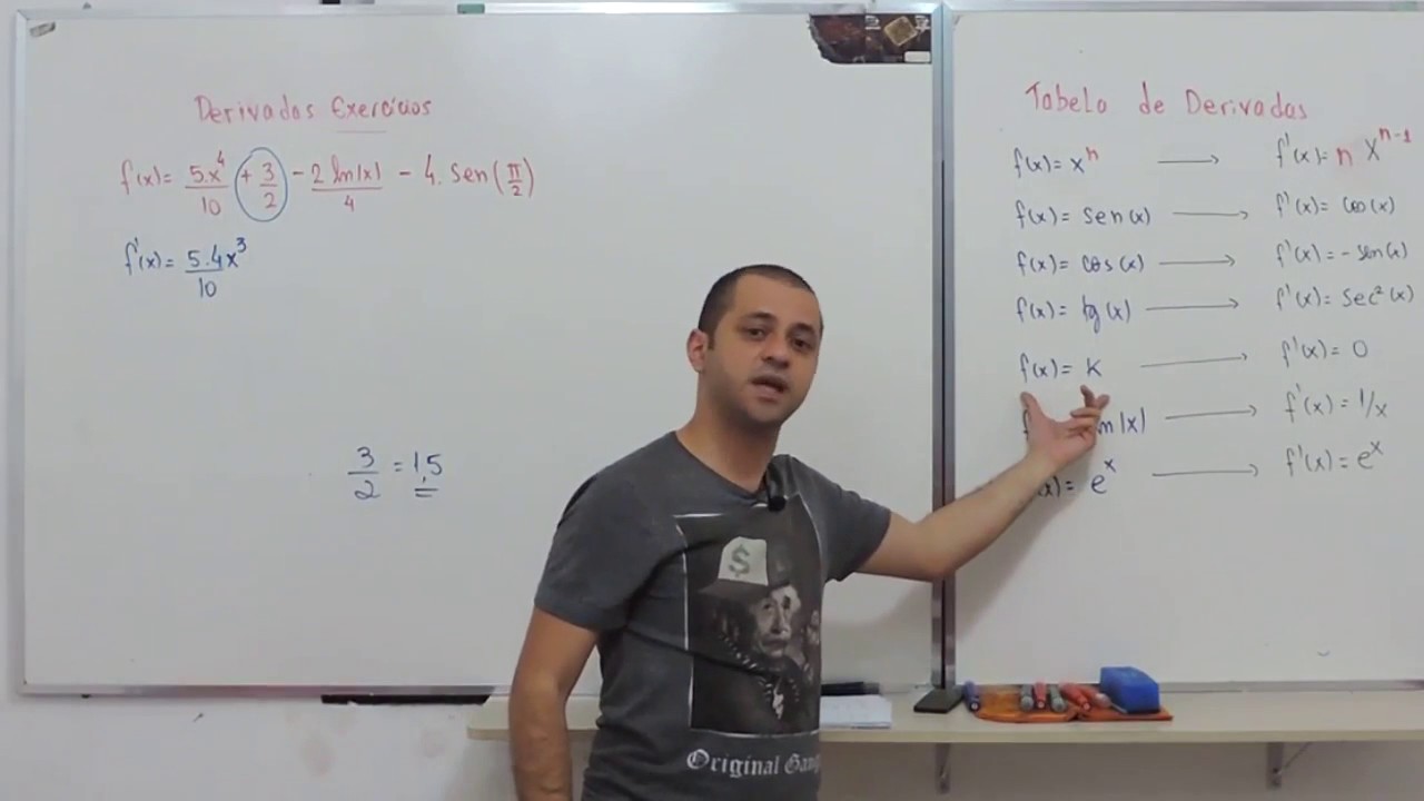 Derivadas #10 - Exercícios 3