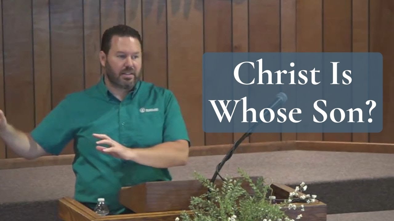 Christ Is Whose Son? (Luke 20:41-47 and Matthew 22:41-46)