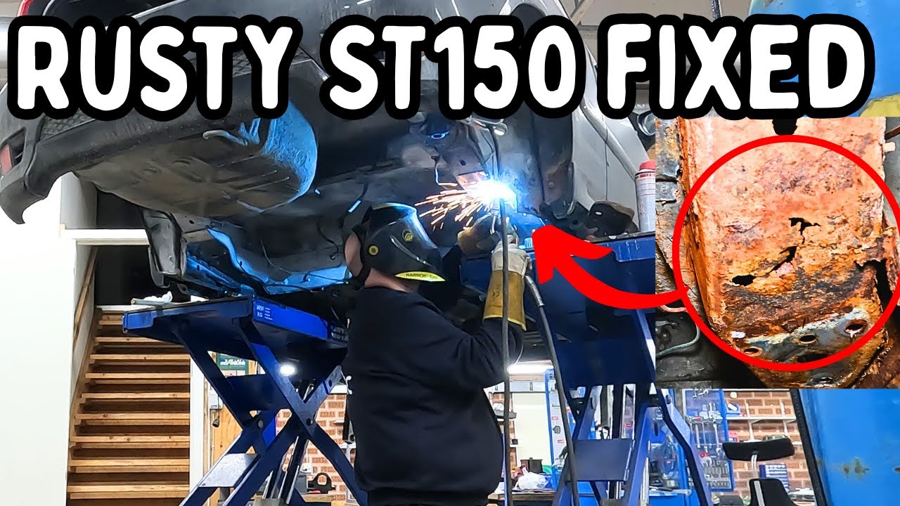 Проблема распространенной ржавчины на Fiesta ST150 решена | Сварка крепления оси