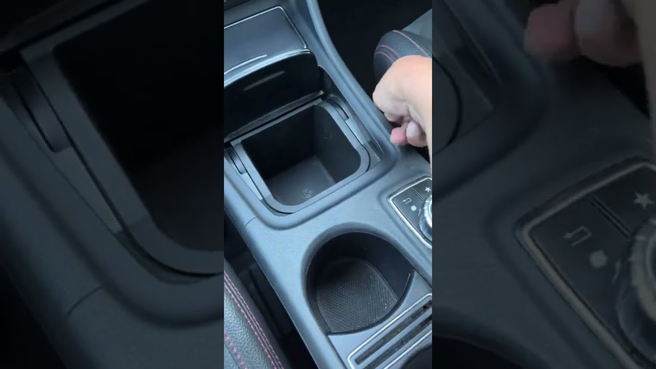 How to fix the centre console storage closing lid