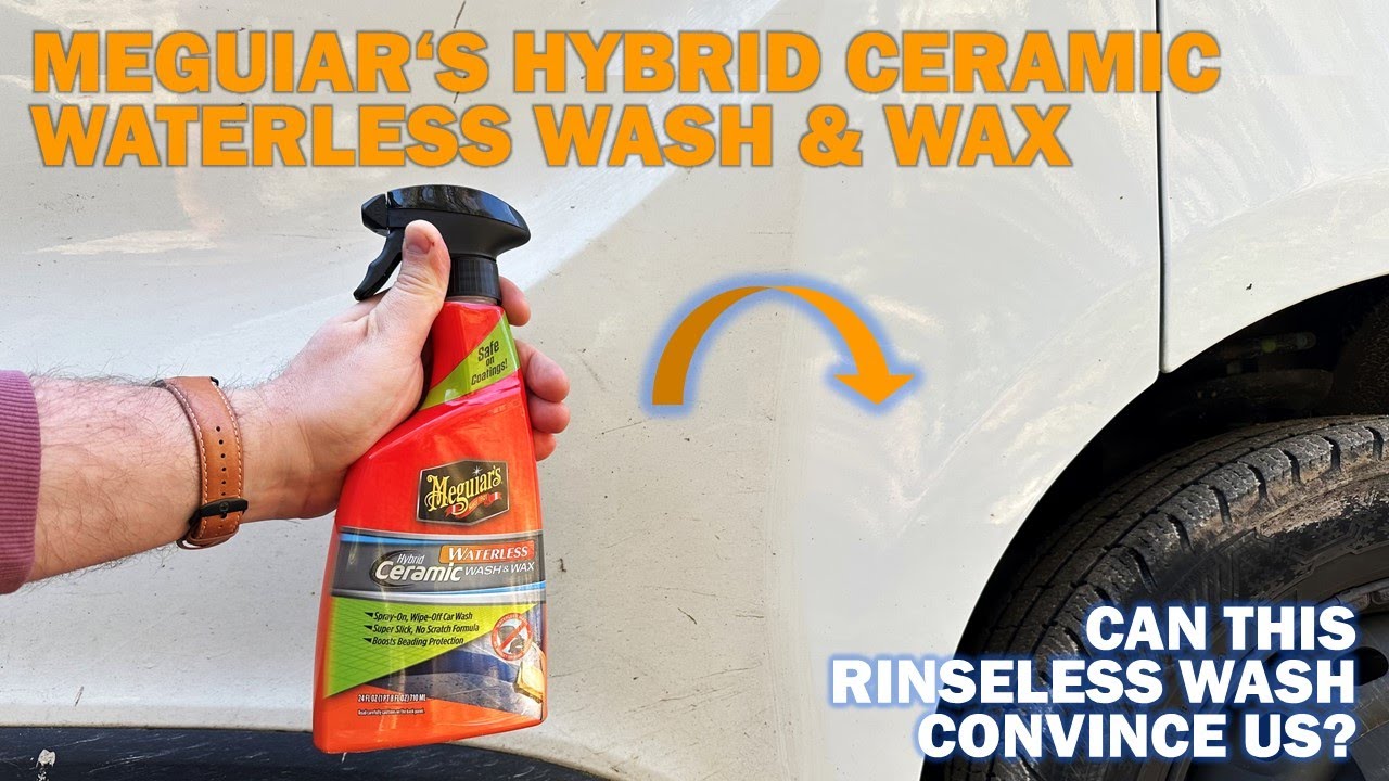 🚗✨ New Waterless Wash Tested: Meguiar's Hybrid Ceramic Waterless Wash & Wax! ✨🚗