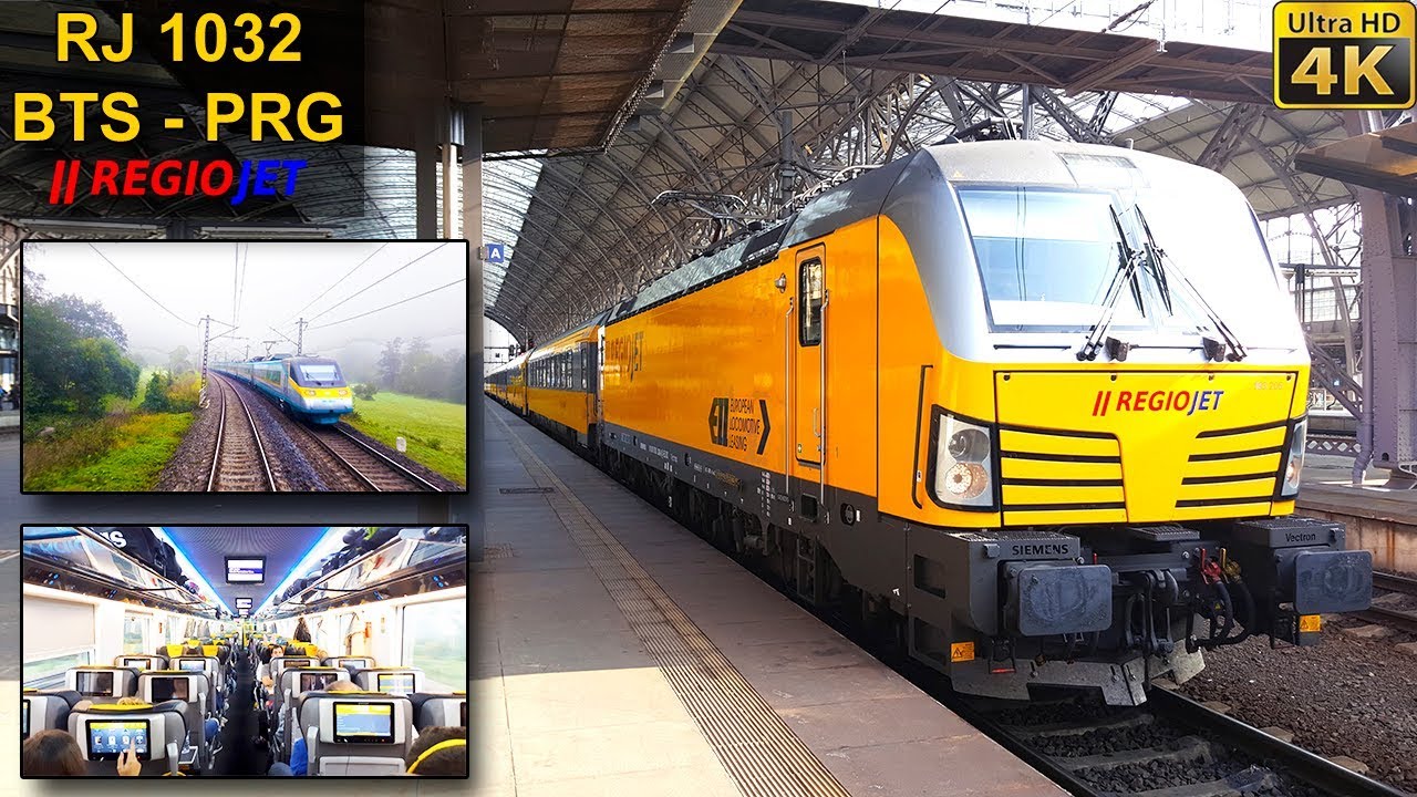 TRAIN EXPERIENCE | Bratislava - Prague | REGIOJET EuroCity Train