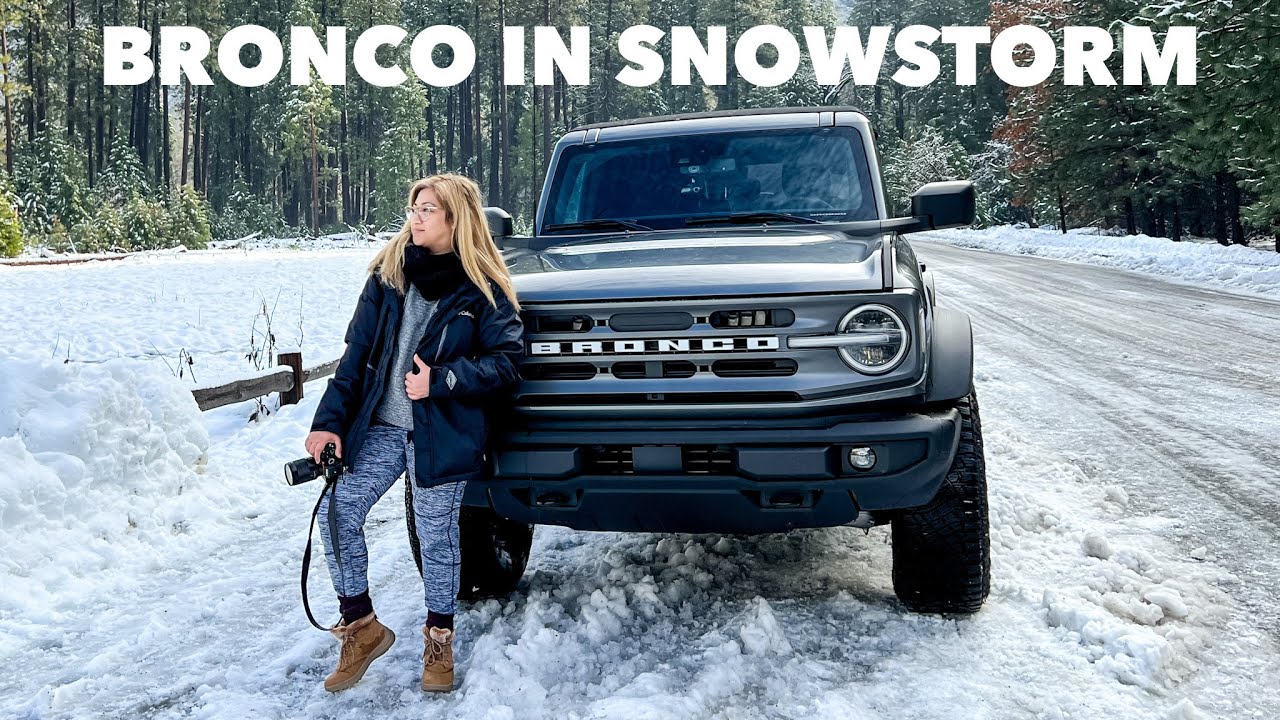 FORD BRONCO BIG BEND SASQUATCH GOES CONVERTIBLE IN YOSEMITE DURING SNOW STORM - PART 2