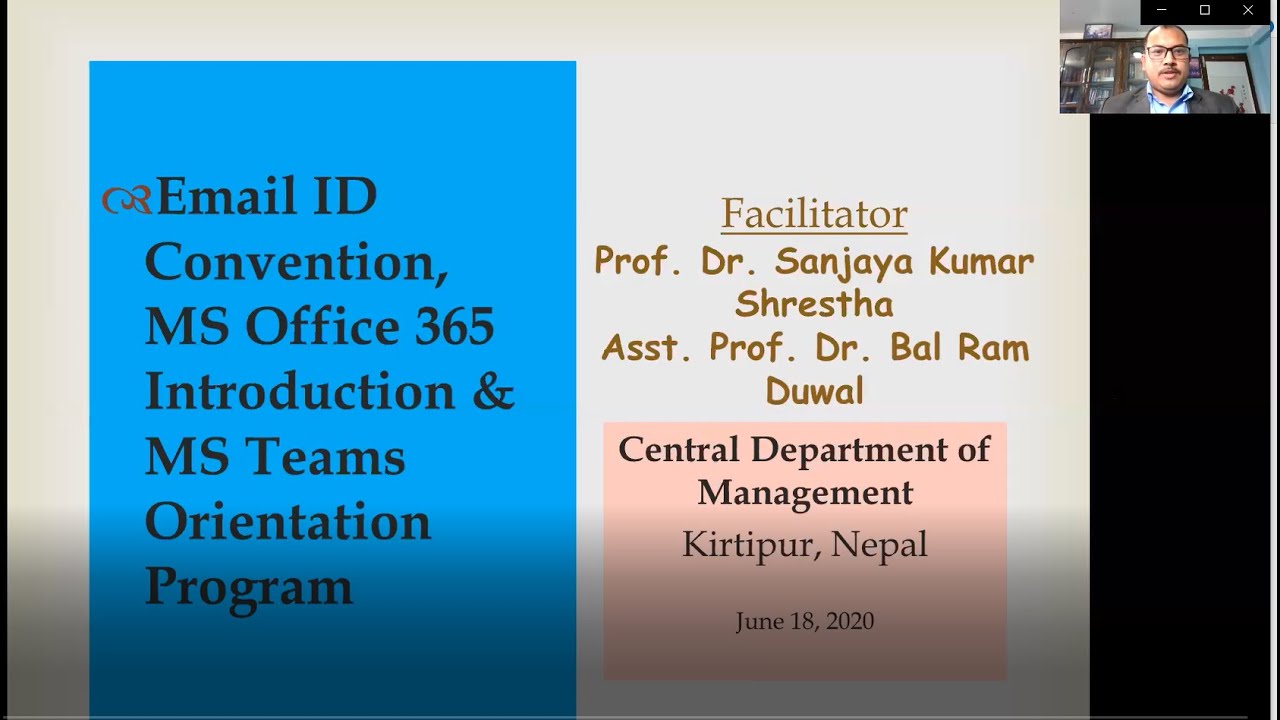 MS Office and Teams Orientation Programme