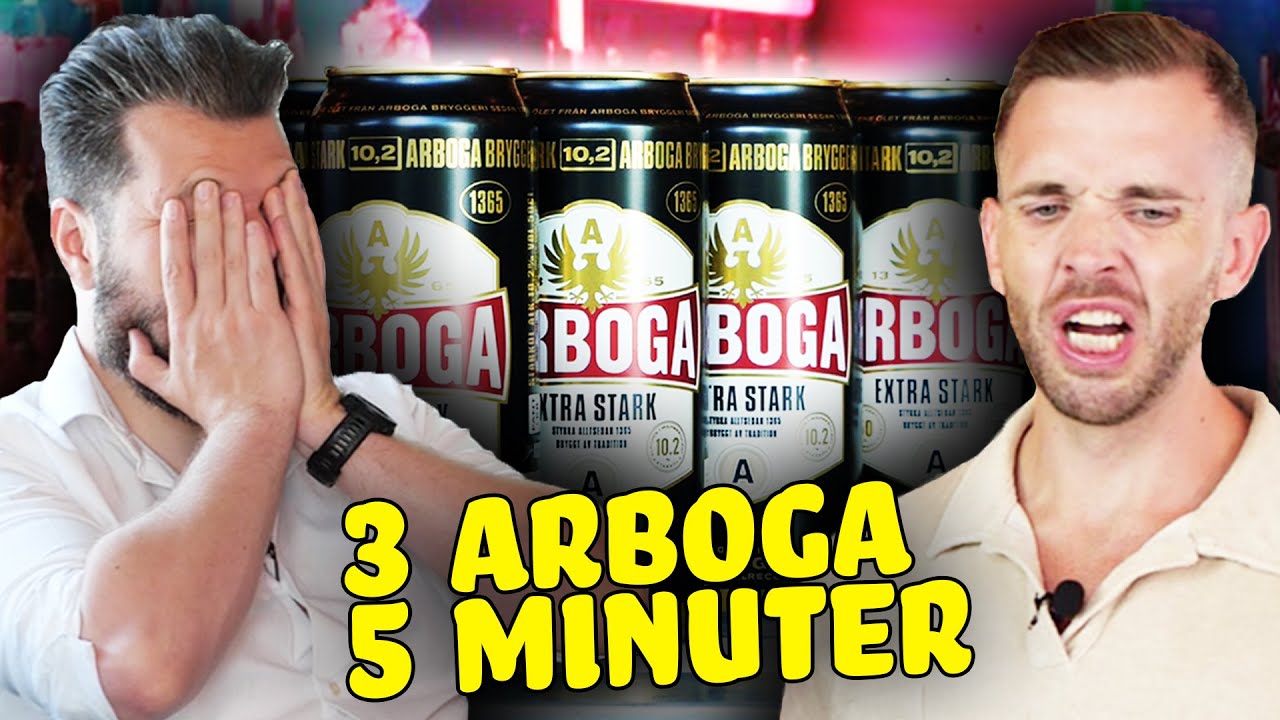 Nytt f&ouml;rs&ouml;k p&aring; 3 Arboga 10,2% p&aring; 5 minuter med Adrian!