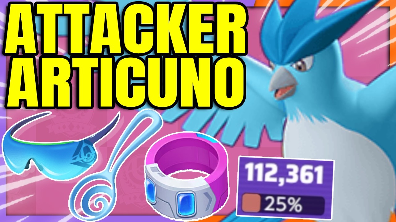 ARTICUNO with a SPECIAL ATTACK BUILD deals AMAZING DAMAGE | Pokemon Unite