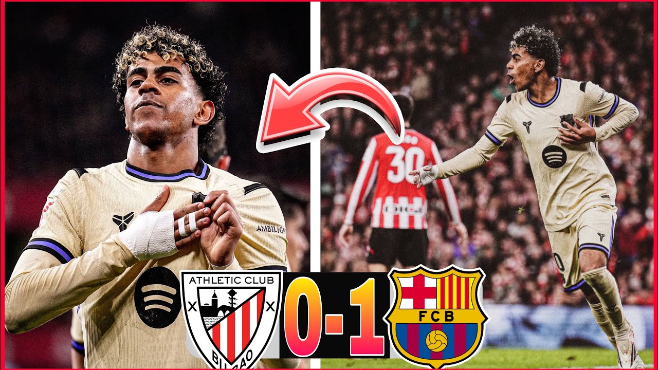 BARÇA 1-0 BILBAO LAMINE YAMAL CLINIQUE OFFRE LES 3 POINTS AU BARÇA ! +4 MÉRITÉ !!