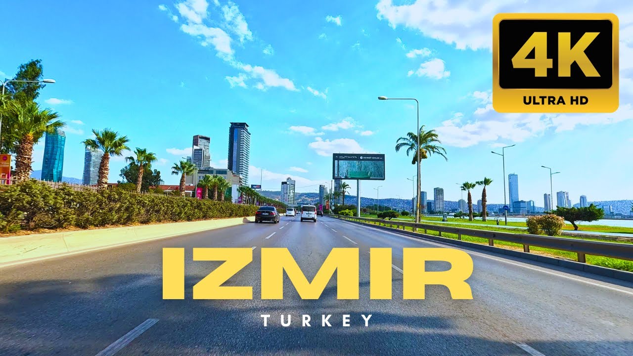 Driving in Izmir, Turkey 🇹🇷 | Virtual City Tour 4K UHD 🚗