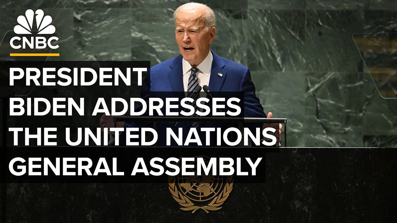 President Biden delivers remarks at the United Nations General Assembly — 09/24/2024