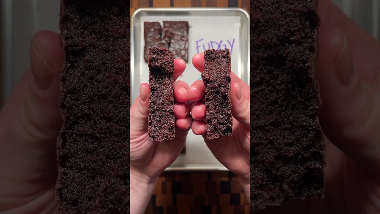Разница между брауни с помадкой, кексом и жевательным кремом #выпечка #брауни
