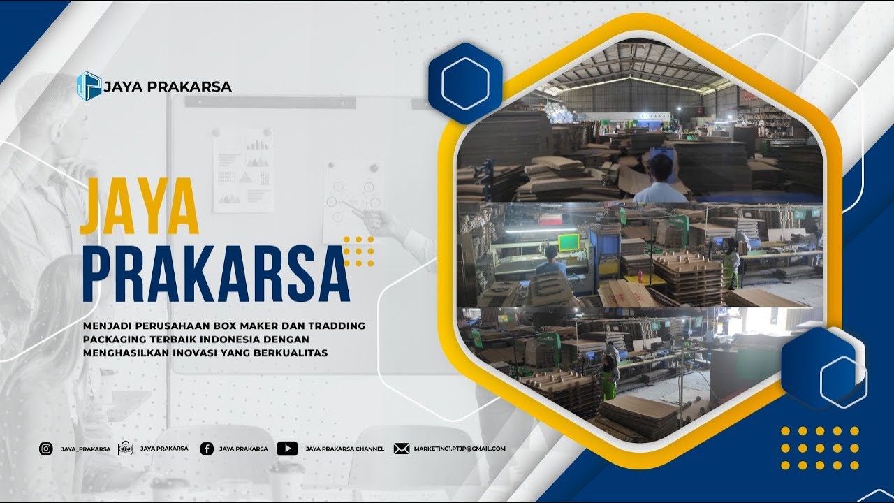 VIDEO COMPANY PROFILE PERUSAHAAN PT. JAYA PRAKARSA (WA : 081281880185), #boxmaker #impra #kardus
