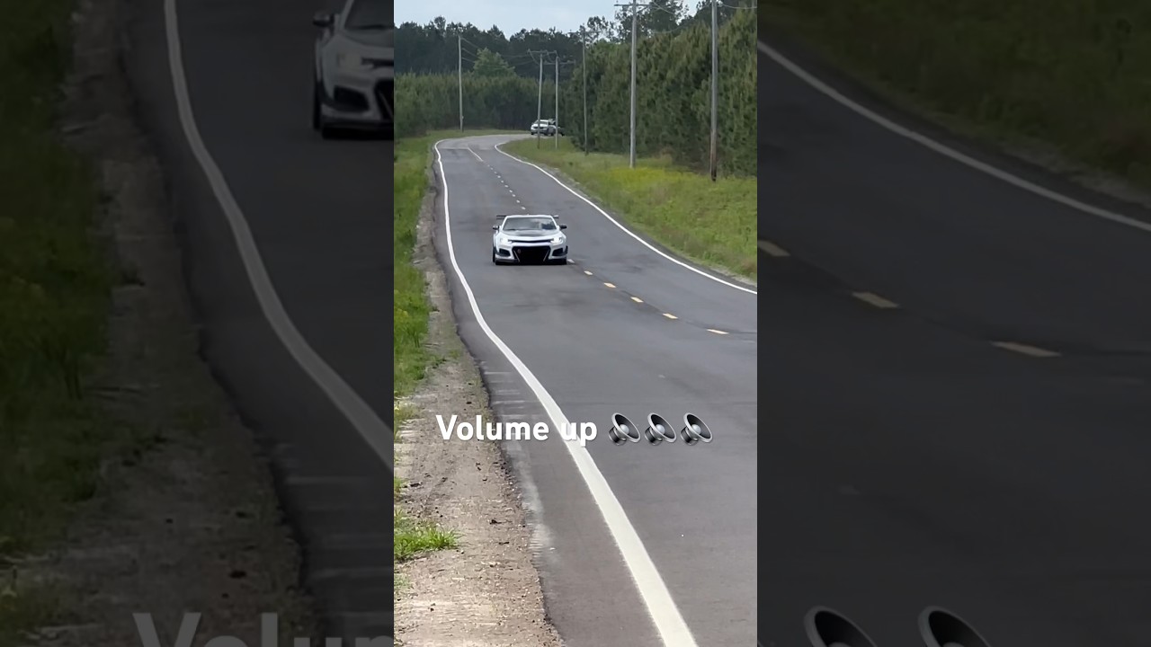 Camaro Zl1 1Le Corsa Exhaust on Throttle 🔥🔈🔈🔈 #camaro #zl1 #
