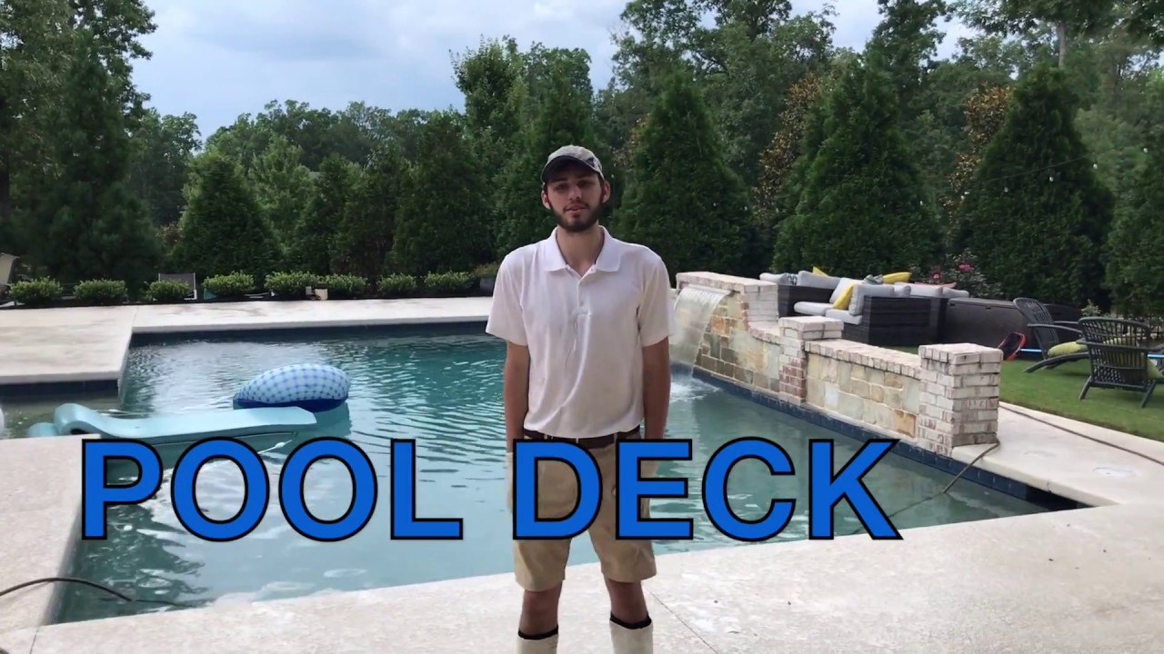Cleaning a Pool Deck or Outdoor Area (Service Details)