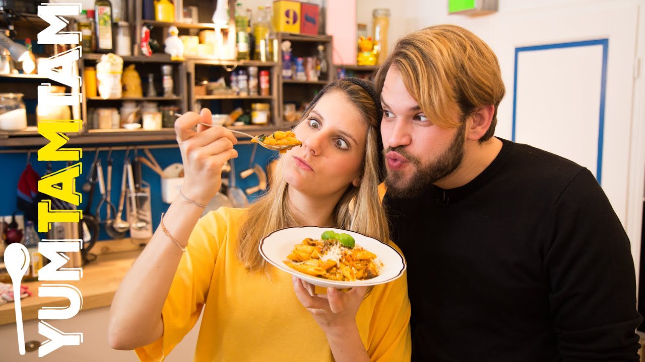 Nudeln mit Gemüsesauce // 5€-Challenge #3 // #yumtamtam