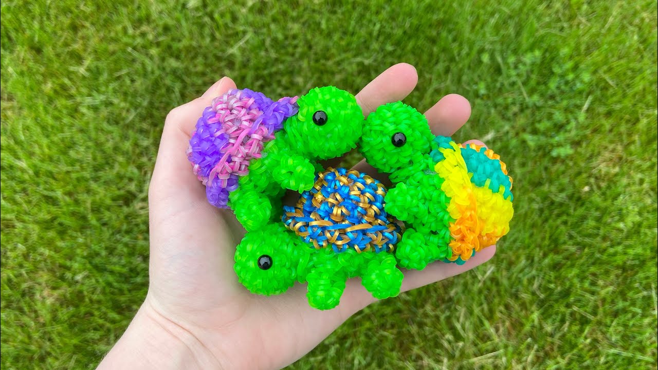 Loomigurumi Baby Turtle Tutorial~Rainbow Loom