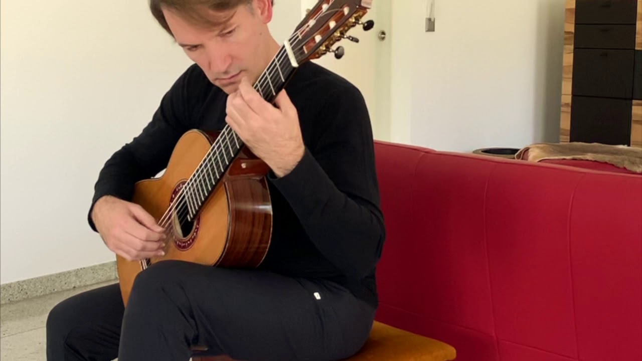 Marco Tamayo plays N. Paganini's Capricio nr 13th, original for violin, arrang. by Marco Tamayo