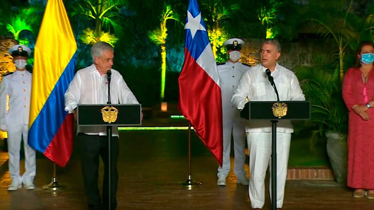 Declaración de los presidente de Colombia y Chile, Iván Duque y Sebastián Piñera